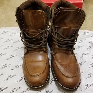 Men’s like new, Red Tape Lumber Boots. Brown.